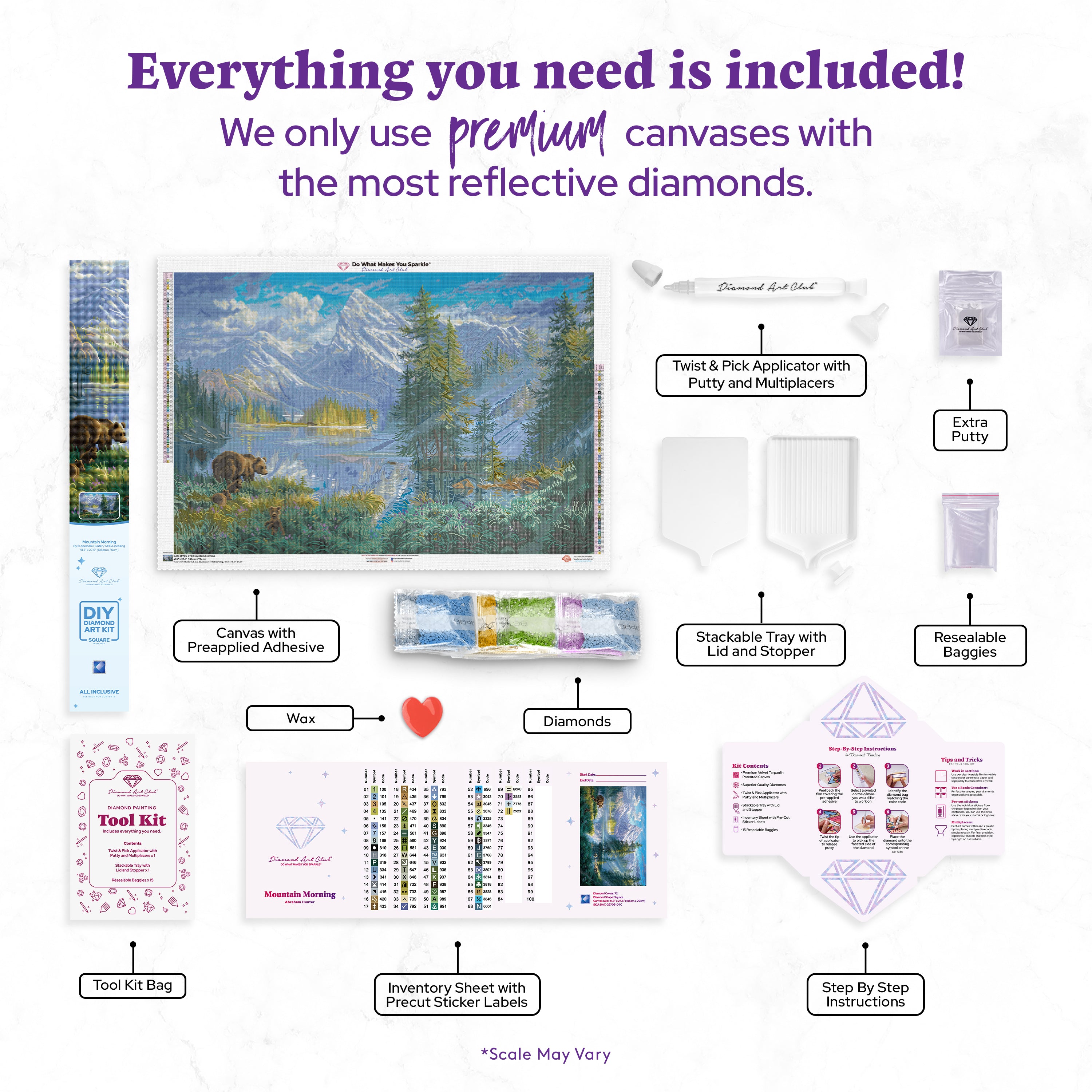 Mountain Morning – Diamond Art Club