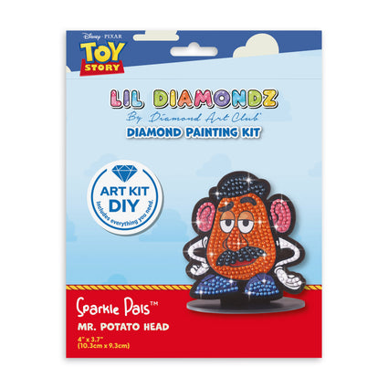 Diamond Painting Mr. Potato Head - Sparkle Pals™ 4" x 3.7" (10.3cm x 9.3cm) / Round with 6 Colors including 4 Fairy Dust Diamonds / 380