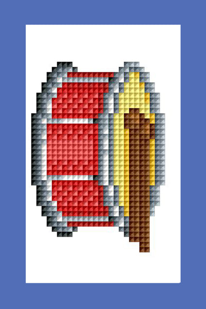 Diamond Painting Musical Instruments - Mini Dazzles™ 4" x 6" (10.2cm x 15.2cm) / Square With 19 Colors Including 1 AB and 18 Fairy Dust Diamonds / 3,385