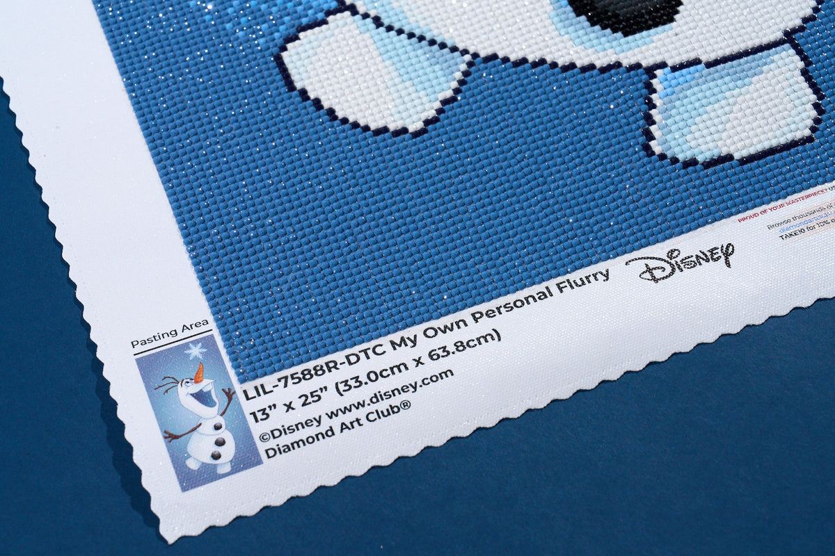 Diamond Painting My Own Personal Flurry 13" x 25" (33cm x 63.8cm) / Round with 32 Colors including 2 ABs and 2 Fairy Dust Diamonds / 27,840