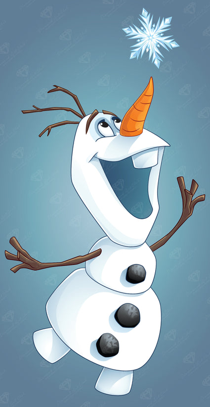 Diamond Painting My Own Personal Flurry 13" x 25" (33cm x 63.8cm) / Round with 32 Colors including 2 ABs and 2 Fairy Dust Diamonds / 27,840