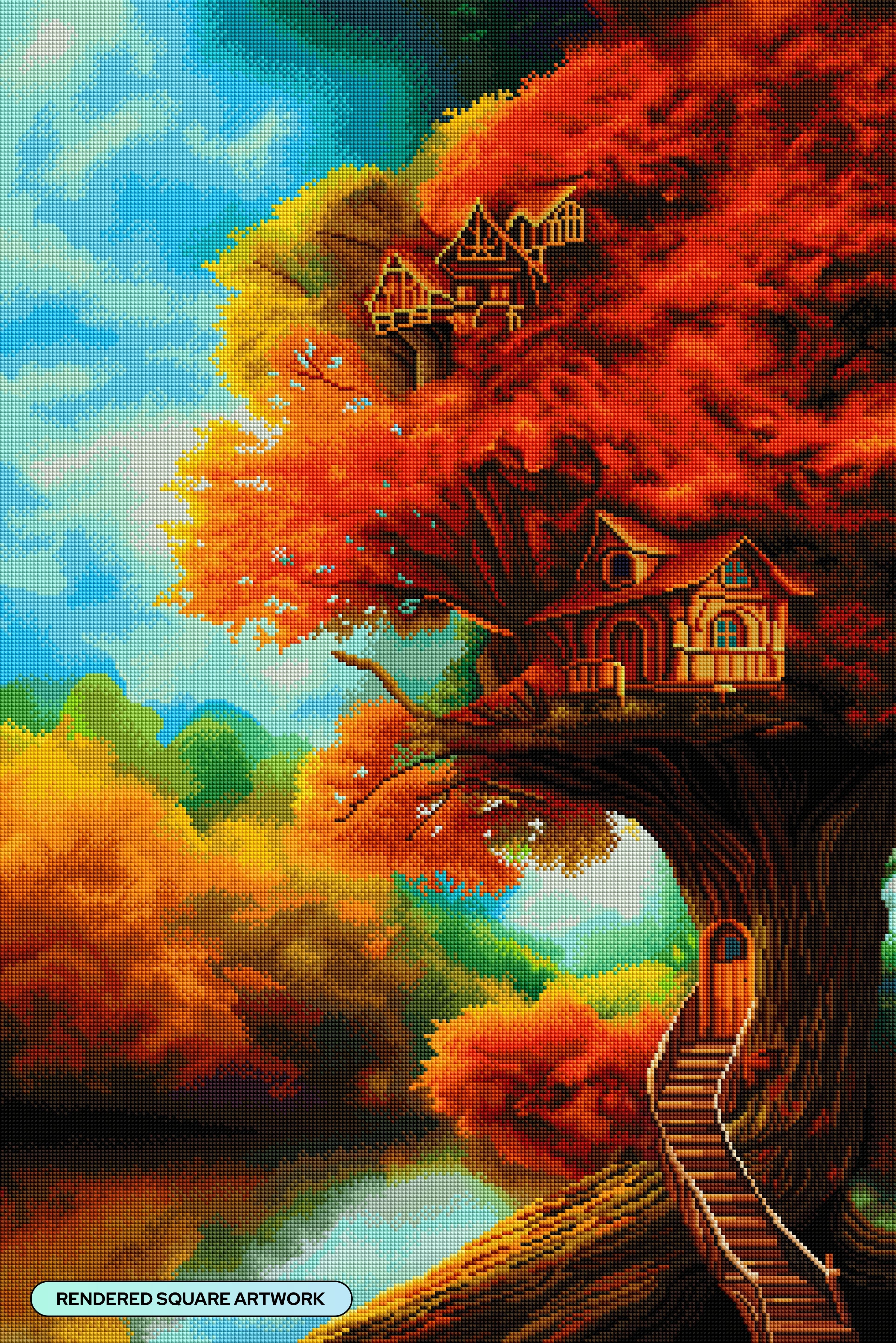 My Treehouse in Autumn – Diamond Art Club