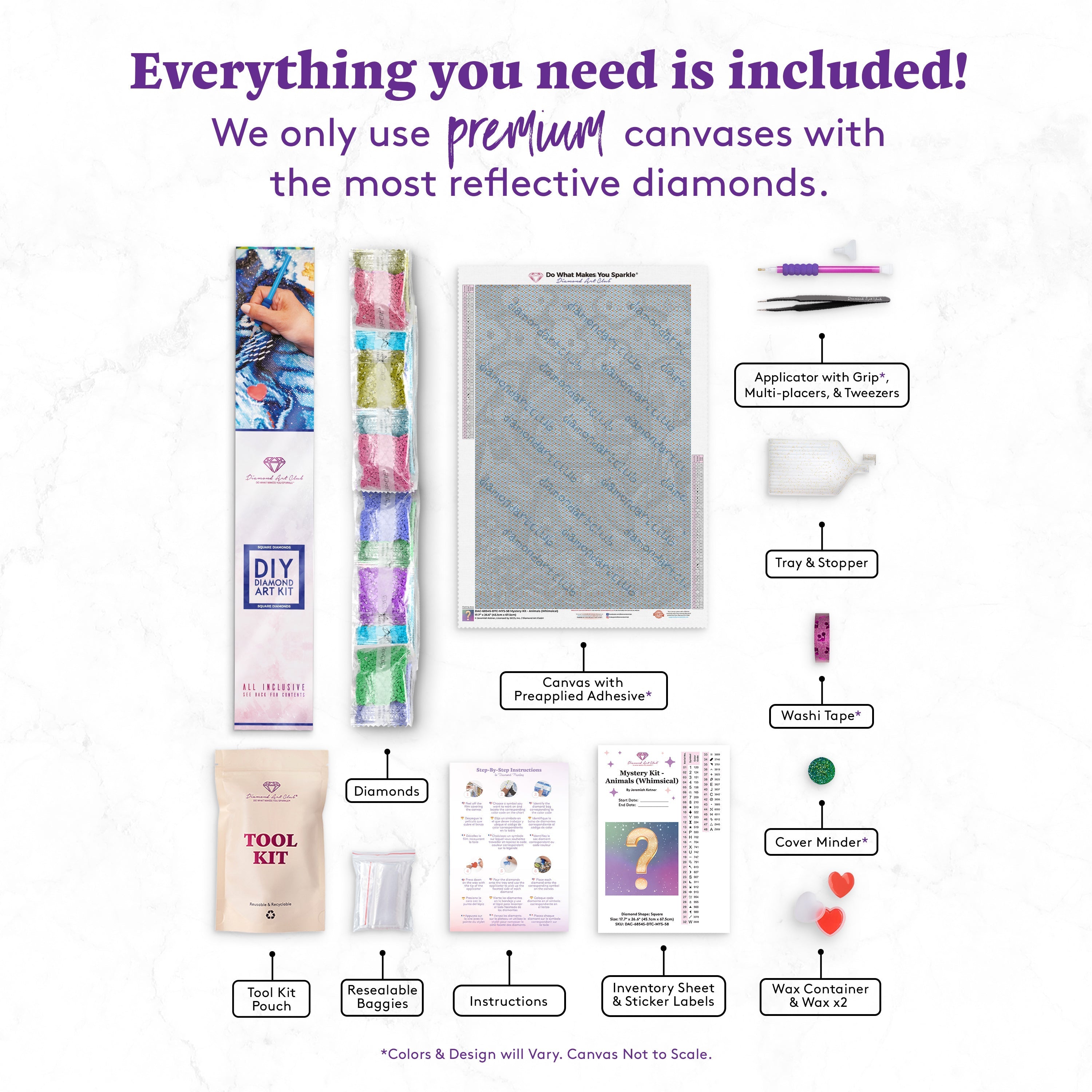Mystery Kit #58 - Animals (Whimsical) – Diamond Art Club Mystery Kit #58 - Animals (Whimsical) – Diamond Art Club