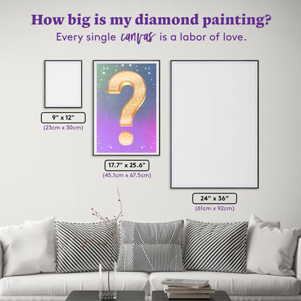 Diamond Painting Mystery Kit #58 - Animals (Whimsical) 17.7" x 25.6" (45.1cm x 67.5cm) / Square with 48 Colors including 2 ABs and 2 Fairy Dust Diamonds / 49,051