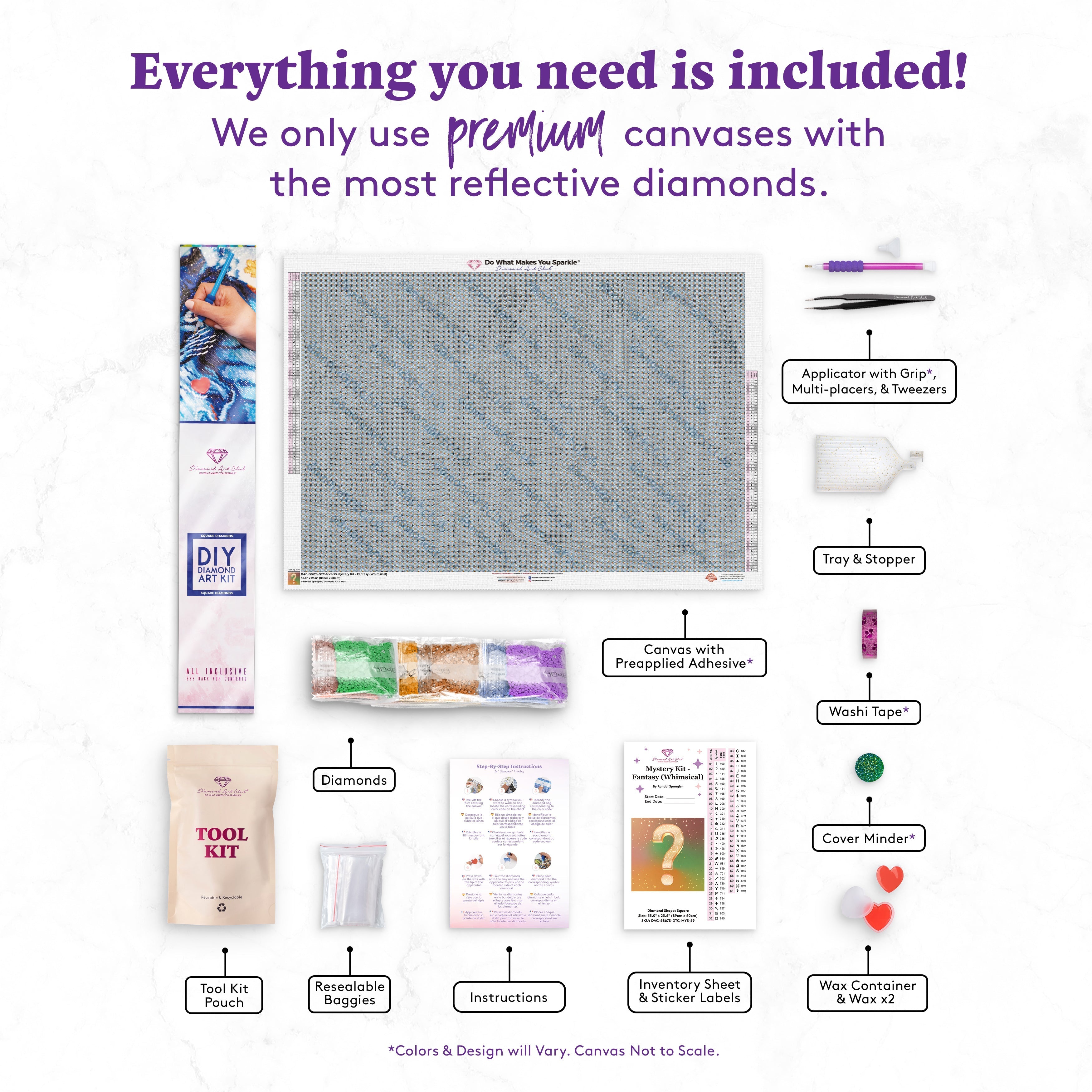 Mystery Kit #59 - Fantasy (Whimsical) – Diamond Art Club