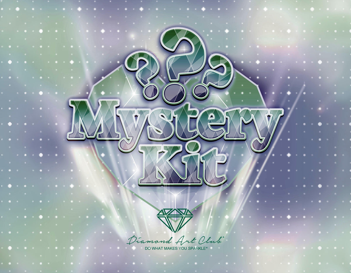 Diamond Painting Mystery Kit #61 - Halloween 35.4" x 27.6" (89.9cm x 69.9cm) / Square with 53 Colors including 2 ABs and 3 Fairy Dust Diamonds / 101,441