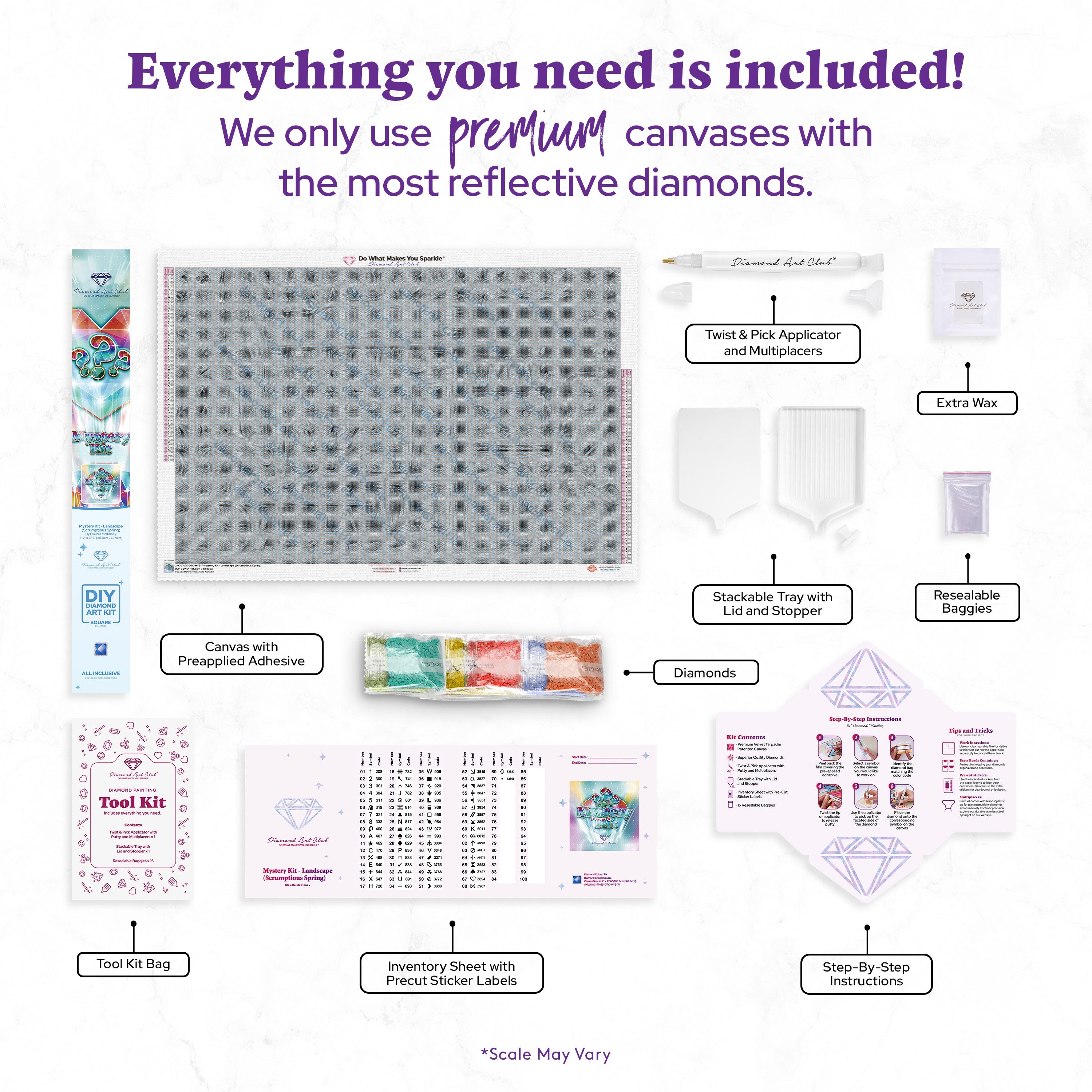 Mystery Kit #71 - Landscape (Scrumptious Spring) – Diamond Art Club