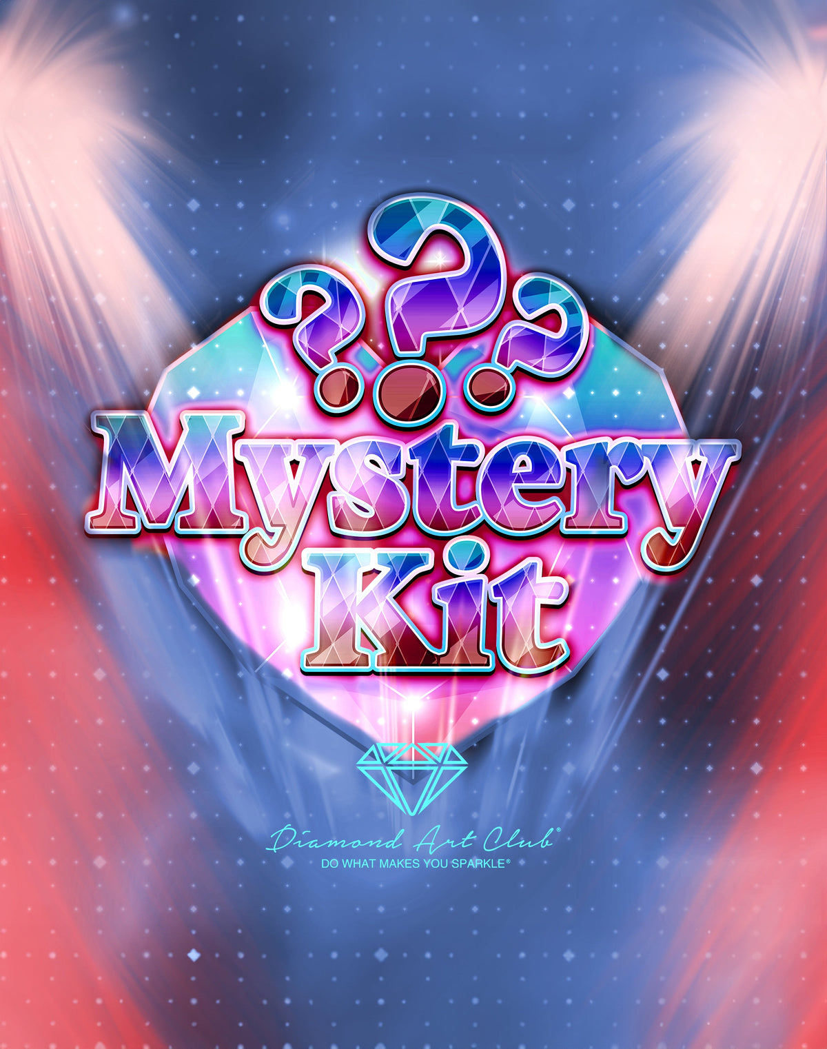 Diamond Painting Mystery Kit #73 - Whimsical (Portrait) 22" x 28" (55.8cm x 70.7cm) / Square with 54 Colors including 3 ABs and 3 Fairy Dust Diamonds / 63,616