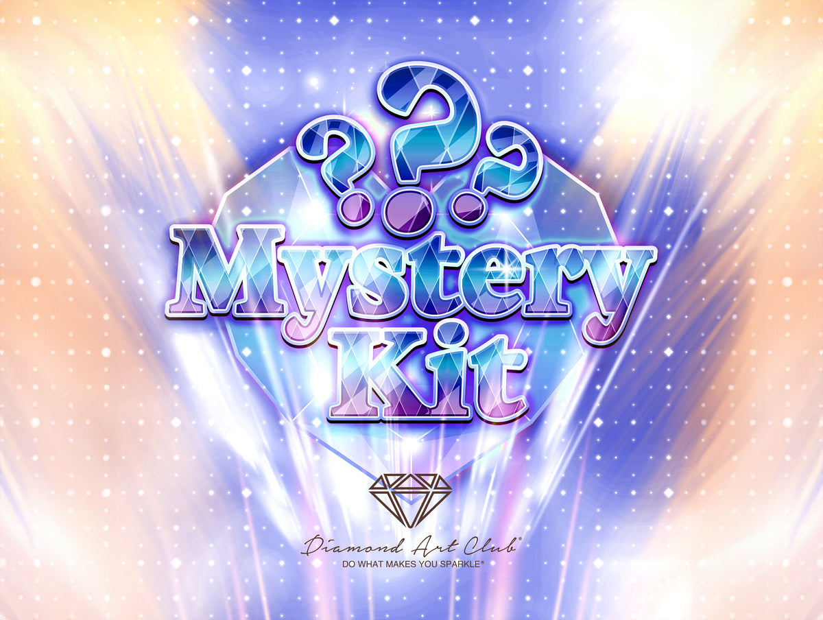 Diamond Painting Mystery Kit #77 - Winter 36.6" x 27.6" (92.8cm x 69.9cm) / Square With 54 Colors Including 2 ABs and 4 Fairy Dust Diamonds / 104,813