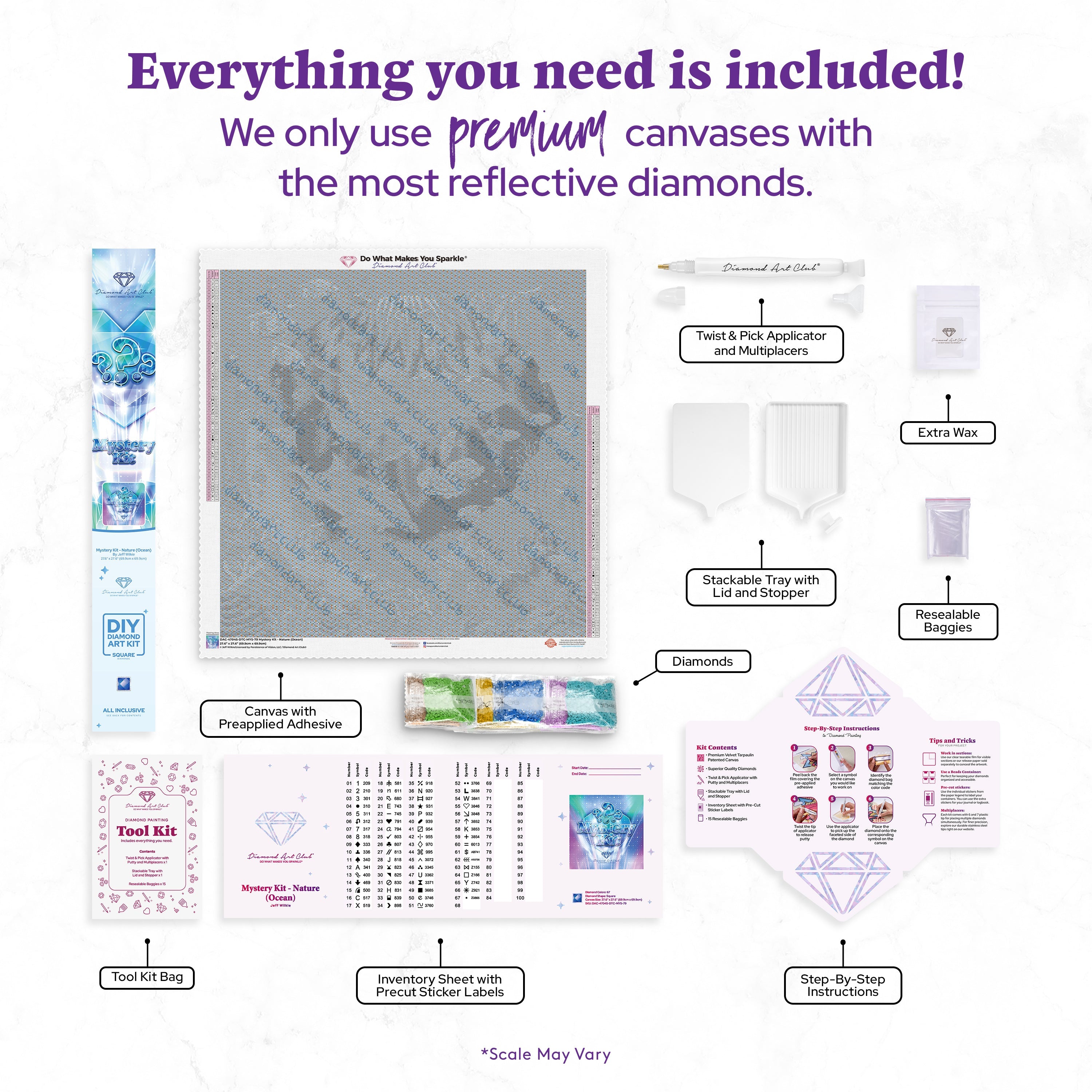 Mystery Kit #79 - Nature (Ocean) – Diamond Art Club