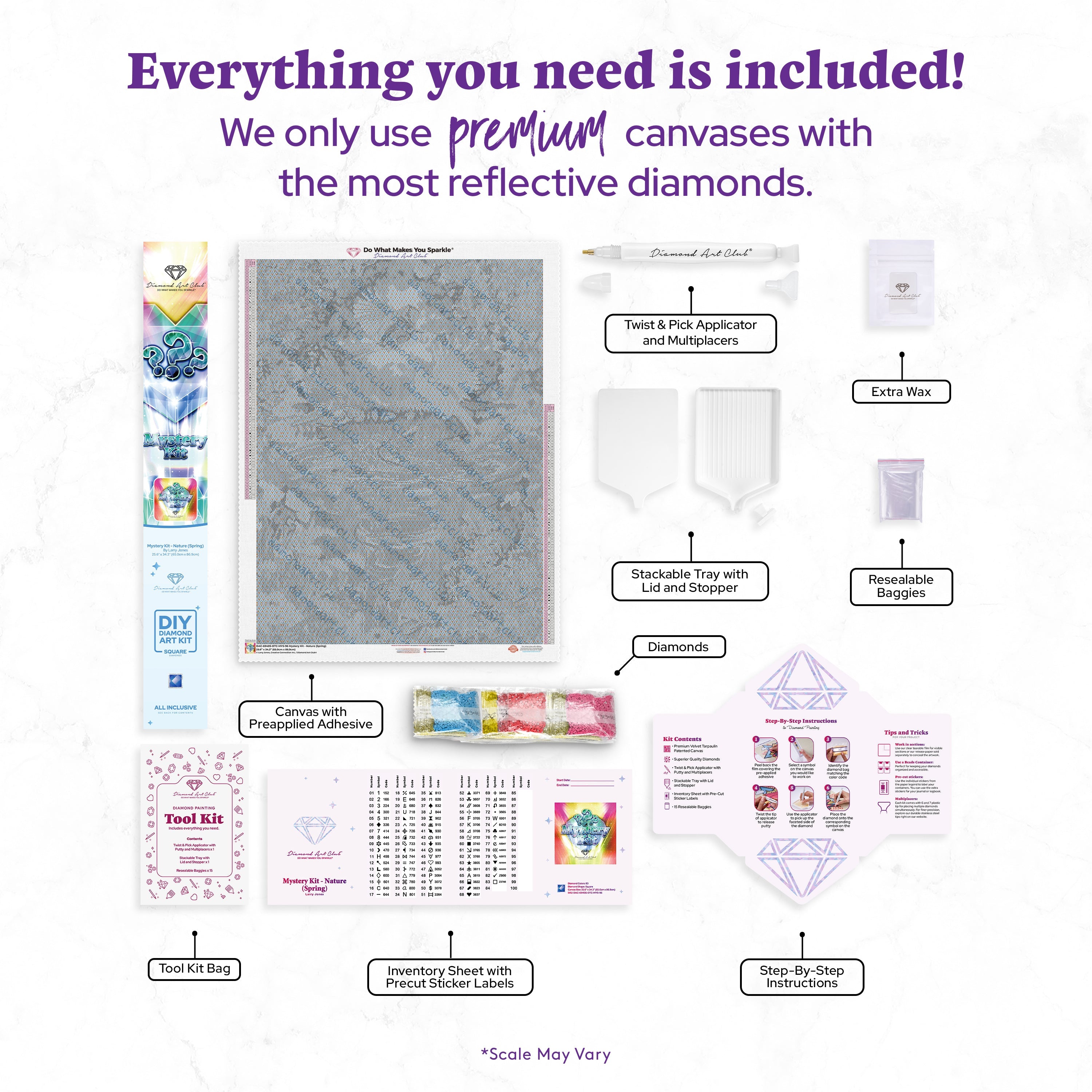 Mystery Kit #96 - Nature (Spring) – Diamond Art Club Mystery Kit #96 - Nature (Spring) – Diamond Art Club