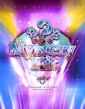 Diamond Painting Mystery Kit - Abstract 25.6" x 32.7" (65cm x 82.9cm) / Square with 48 Colors including 2 ABs and 2 Iridescent Diamonds and 4 Fairy Dust Diamonds / 86,913