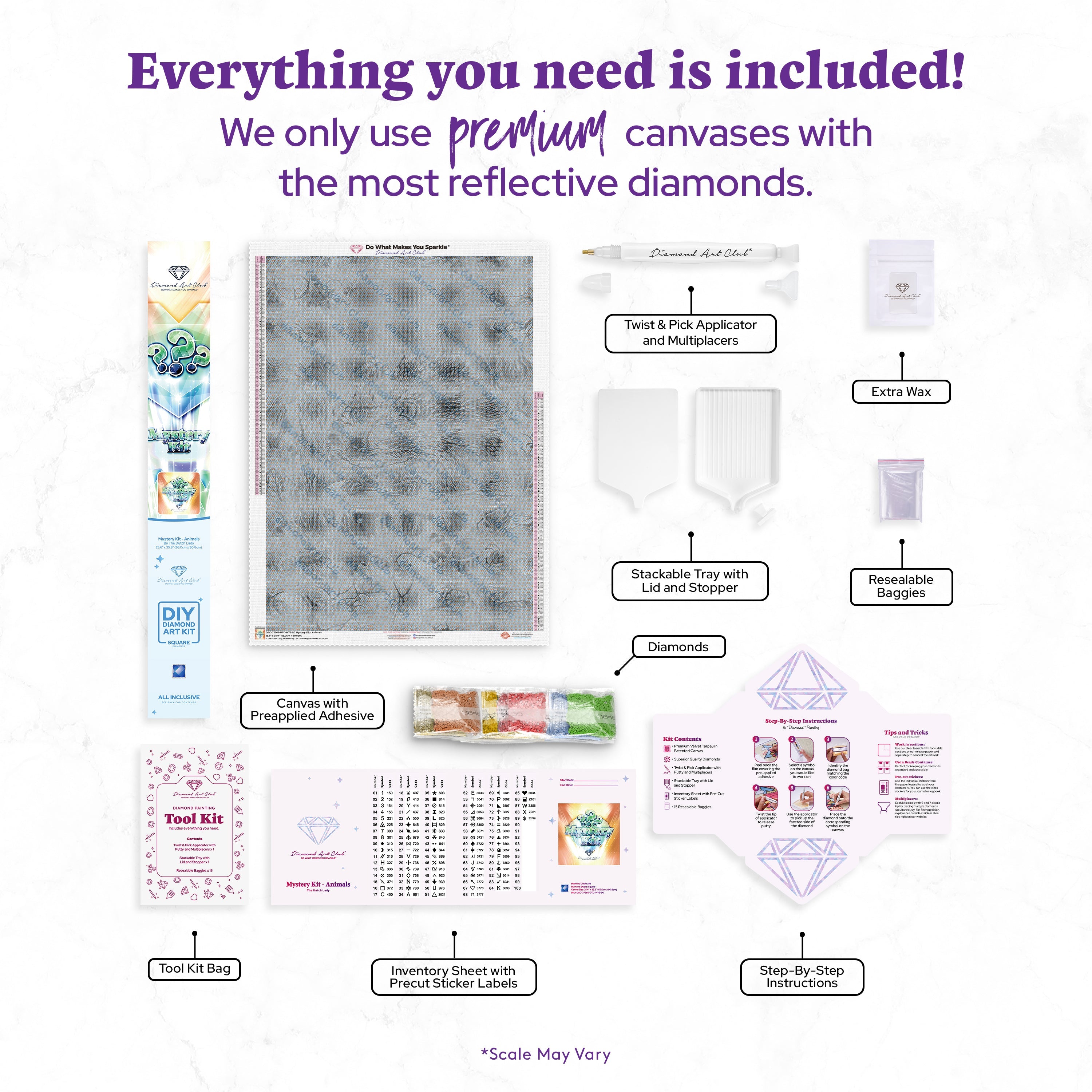 Mystery Kit #90 - Animals – Diamond Art Club