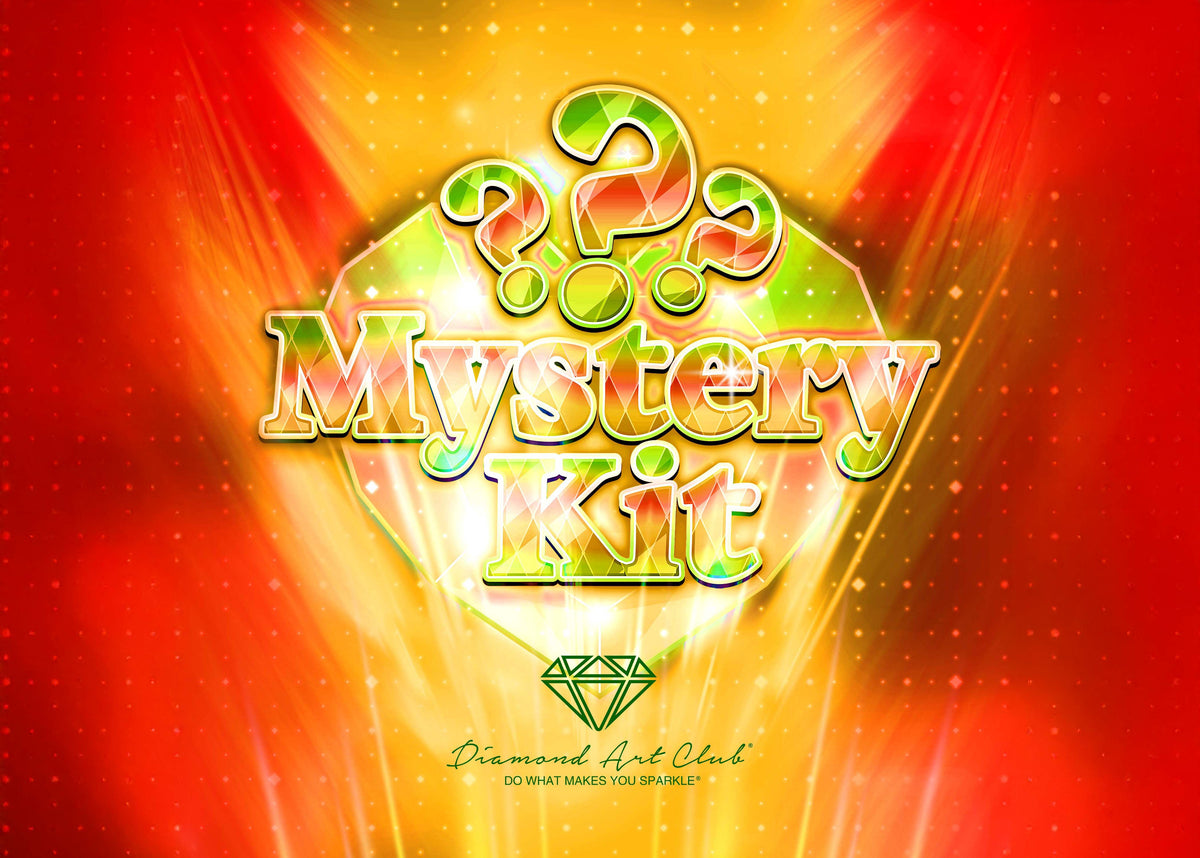 Diamond Painting Mystery Kit - Christmas (Festive) 38.6" x 27.6" (97.8cm x 69.9cm) / Square with 68 Colors including 3 ABs and 3 Fairy Dust Diamonds / 110,433