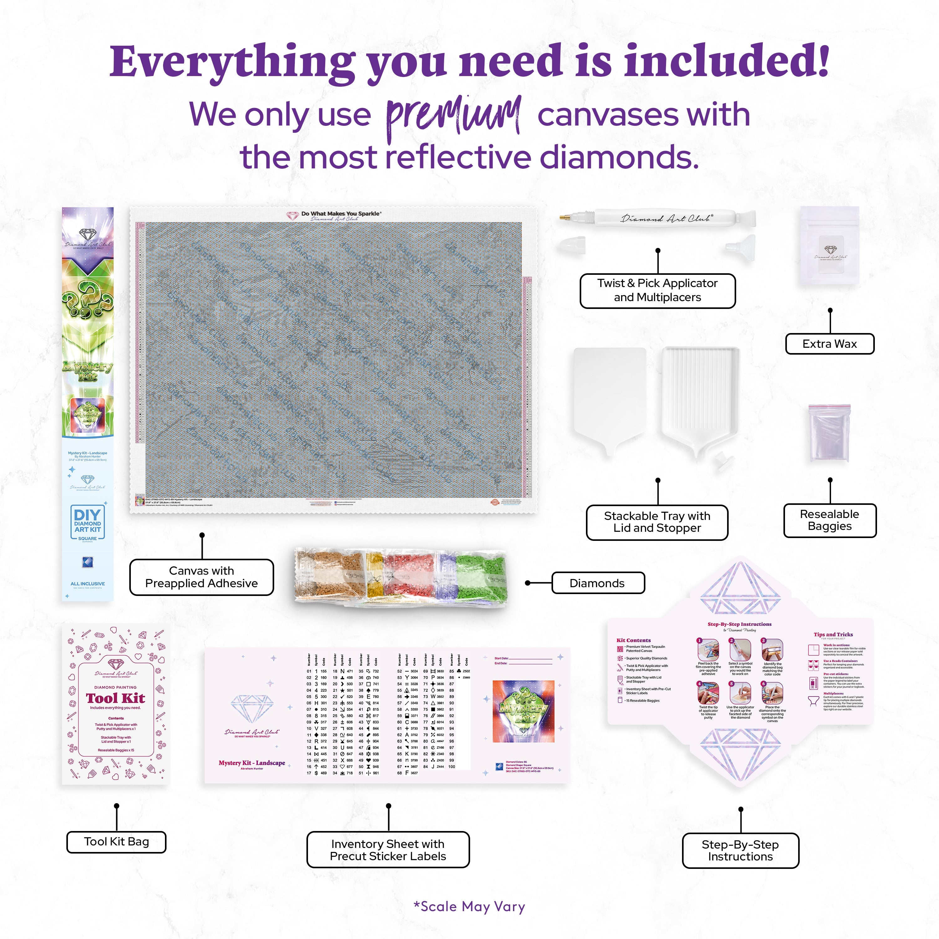 Mystery Kit #89 - Landscape – Diamond Art Club