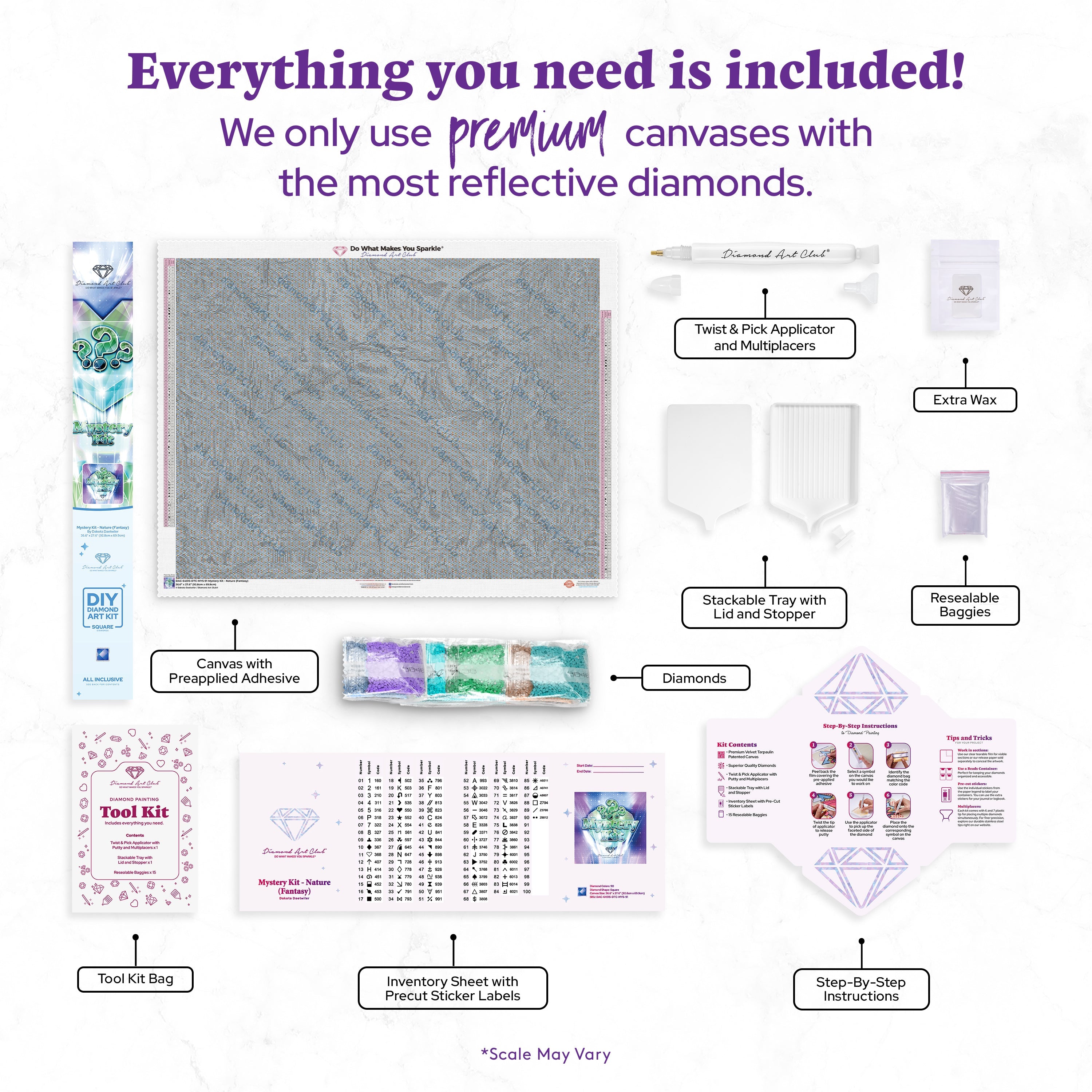 Mystery Kit #91 - Nature (Fantasy) – Diamond Art Club