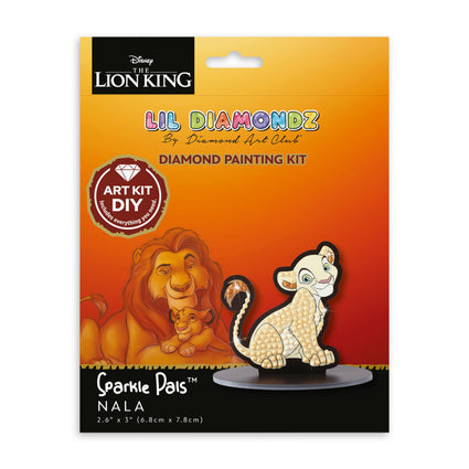 Diamond Painting Nala - Sparkle Pals™ 2.6" x 3" (6.8cm x 7.8cm) / Round with 3 Colors / 155