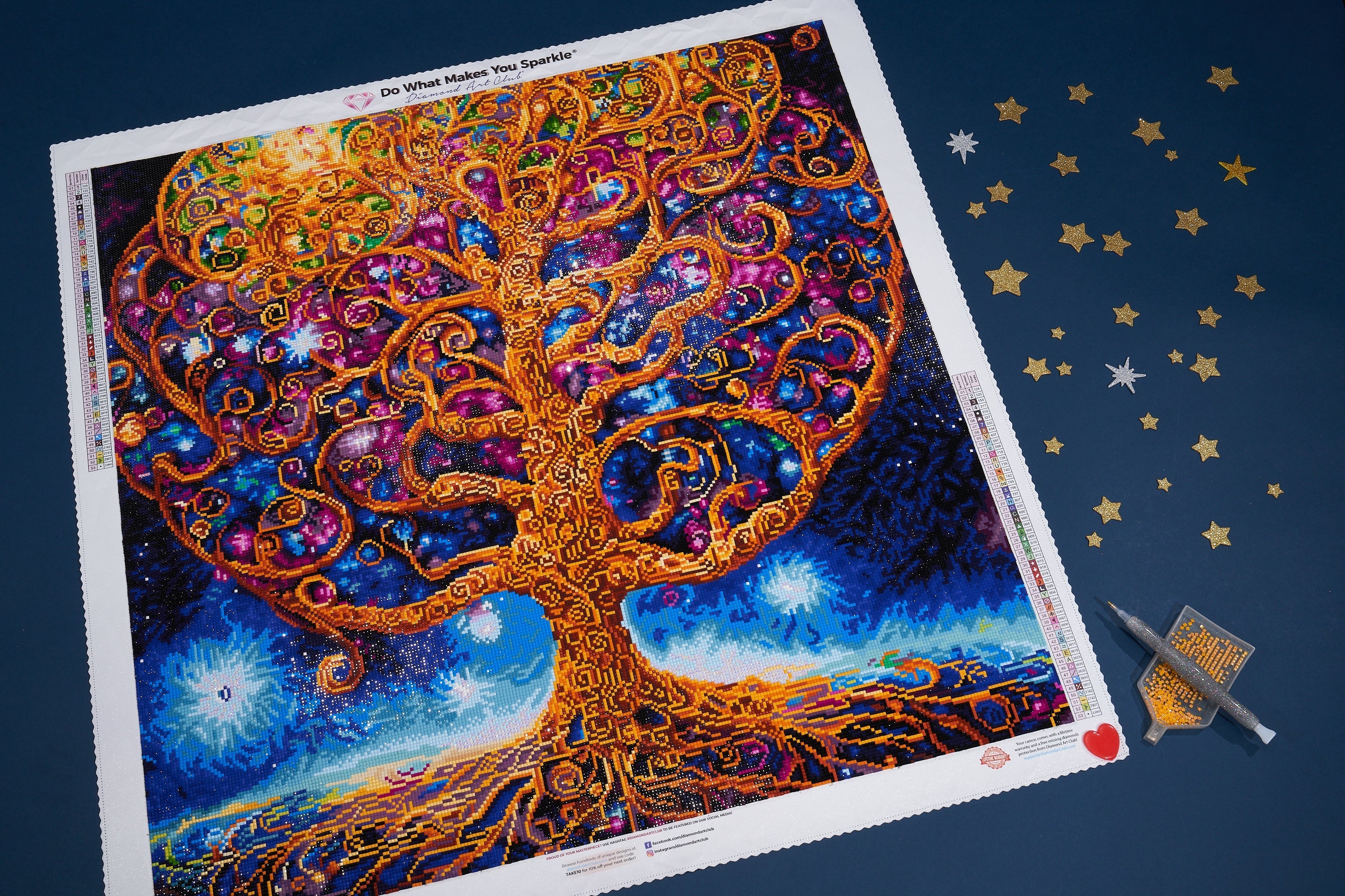 Night Sky Tree of Life – Diamond Art Club