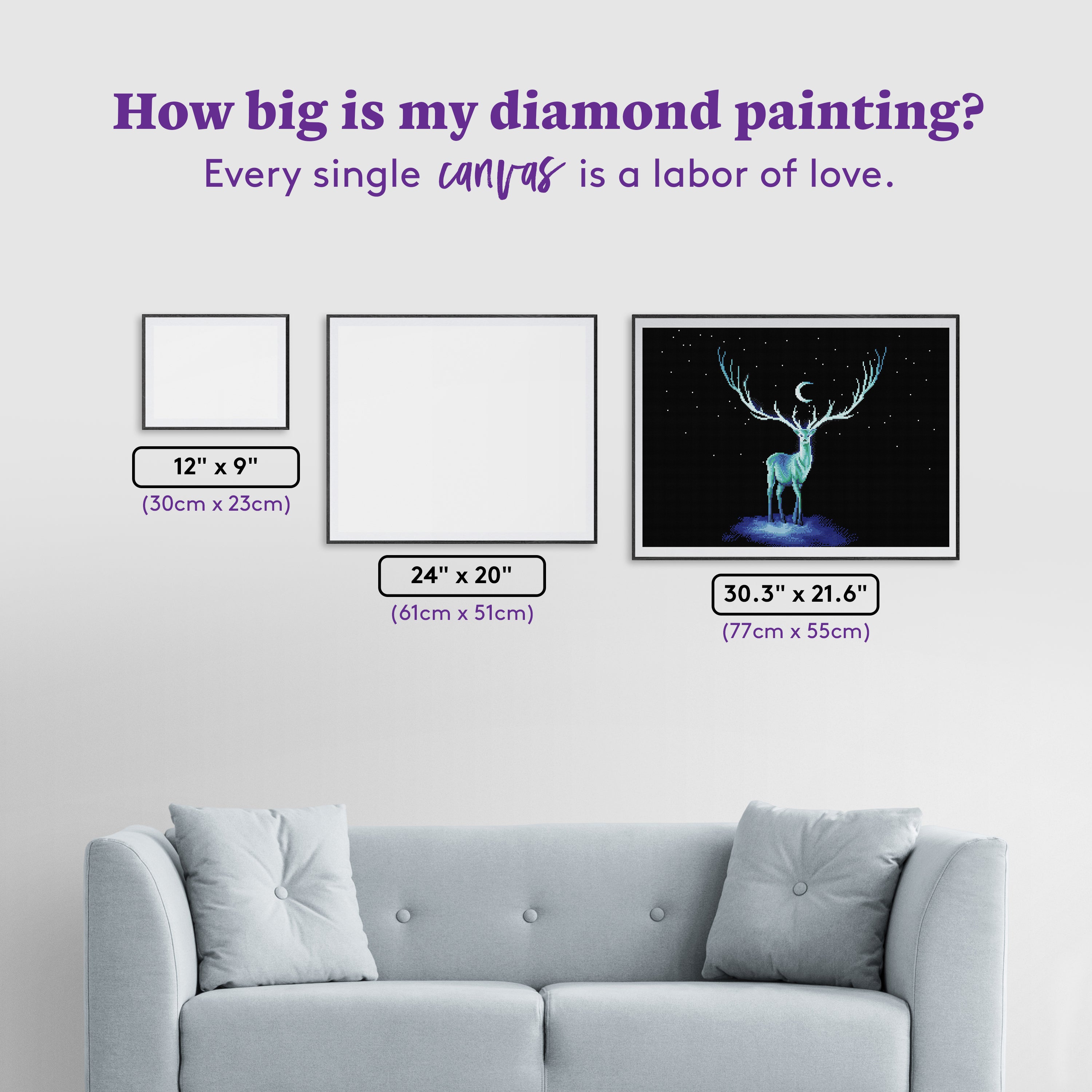 Nightbringer - Stag Diamond Painting | Diamond Art Club™