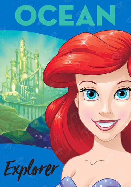 Diamond Painting Ocean Explorer 17" x 24" (42.7cm x 60.7cm) / Round with 72 Colors including 2 ABs and 1 Iridescent Diamond and 1 Frosted Diamond and 2 Fairy Dust Diamonds / 34,255