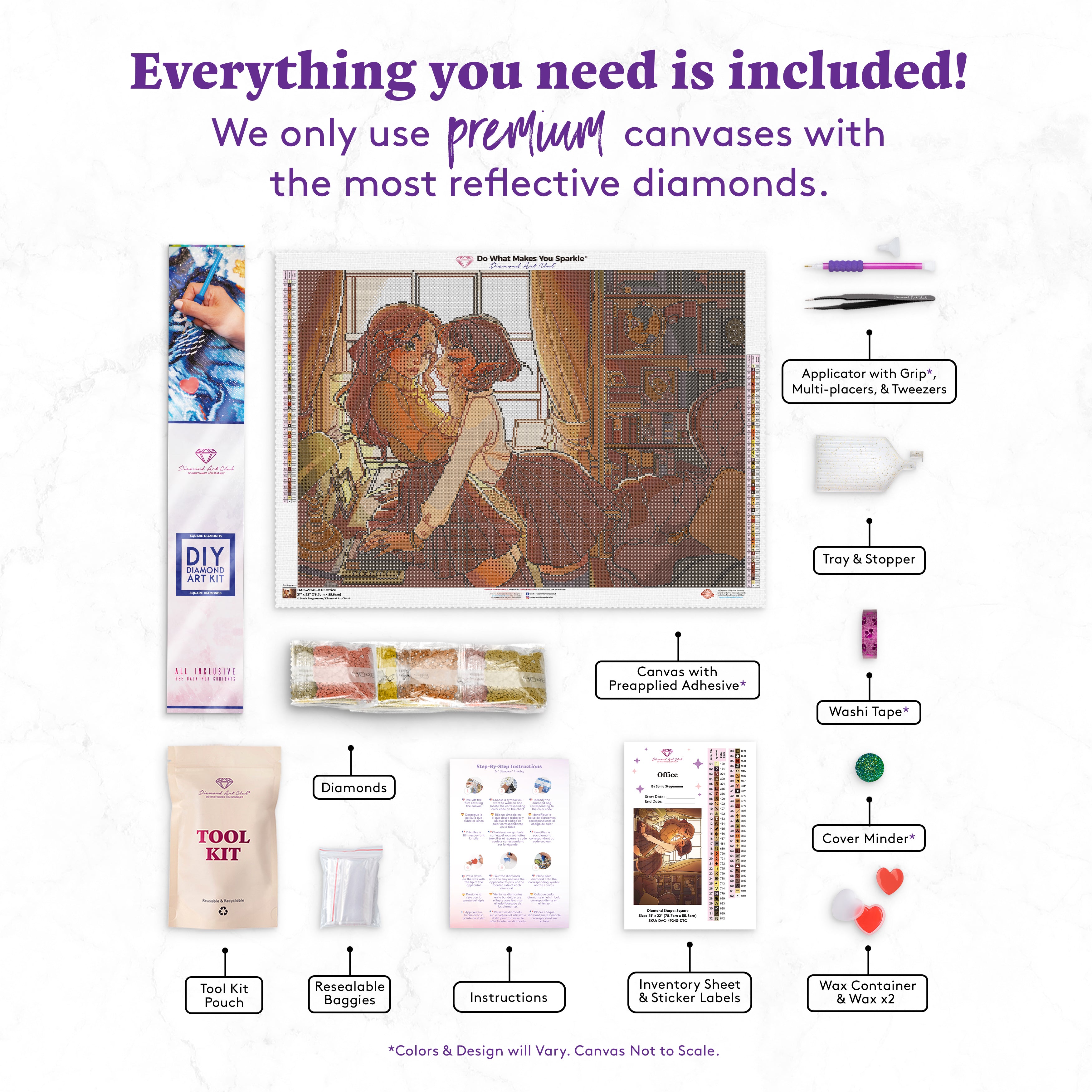 オフィス ダイヤモンドアートキット – Diamond Art Club