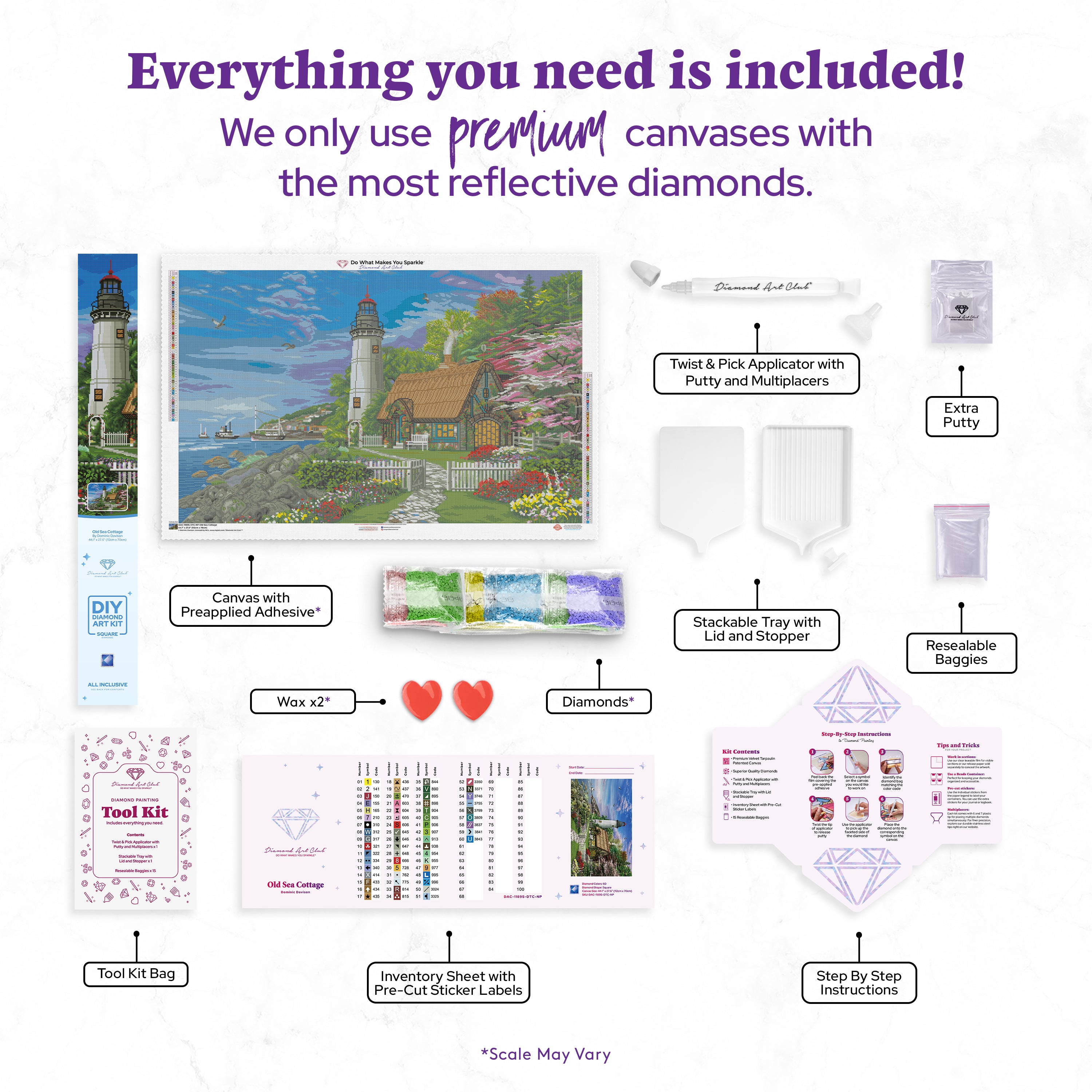 Old Sea Cottage – Diamond Art Club
