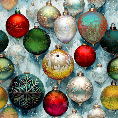 Diamond Painting Ornamental Beauty 25.6" x 25.6" (65cm x 65cm) / Square With 90 Colors Including 2 ABs and 5 Fairy Dust Diamonds / 68,121