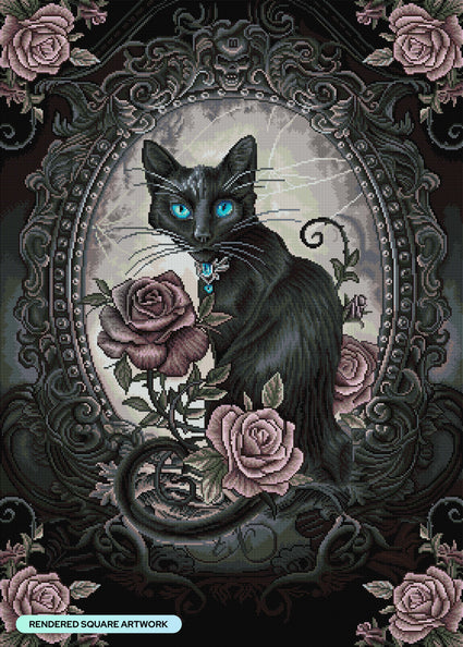 Diamond Painting Paracelsus - The Philosopher's Familiar 27.6" x 38.6" (70cm x 98cm) / Square with 31 Colors including 3 Fairy Dust Diamonds and 1 Iridescent Diamond / 110,433