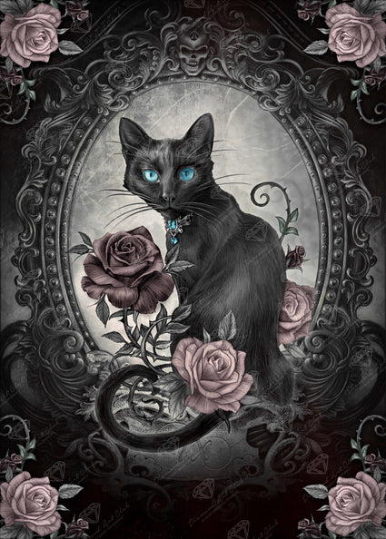 Diamond Painting Paracelsus - The Philosopher's Familiar 27.6" x 38.6" (70cm x 98cm) / Square with 31 Colors including 3 Fairy Dust Diamonds and 1 Iridescent Diamond / 110,433