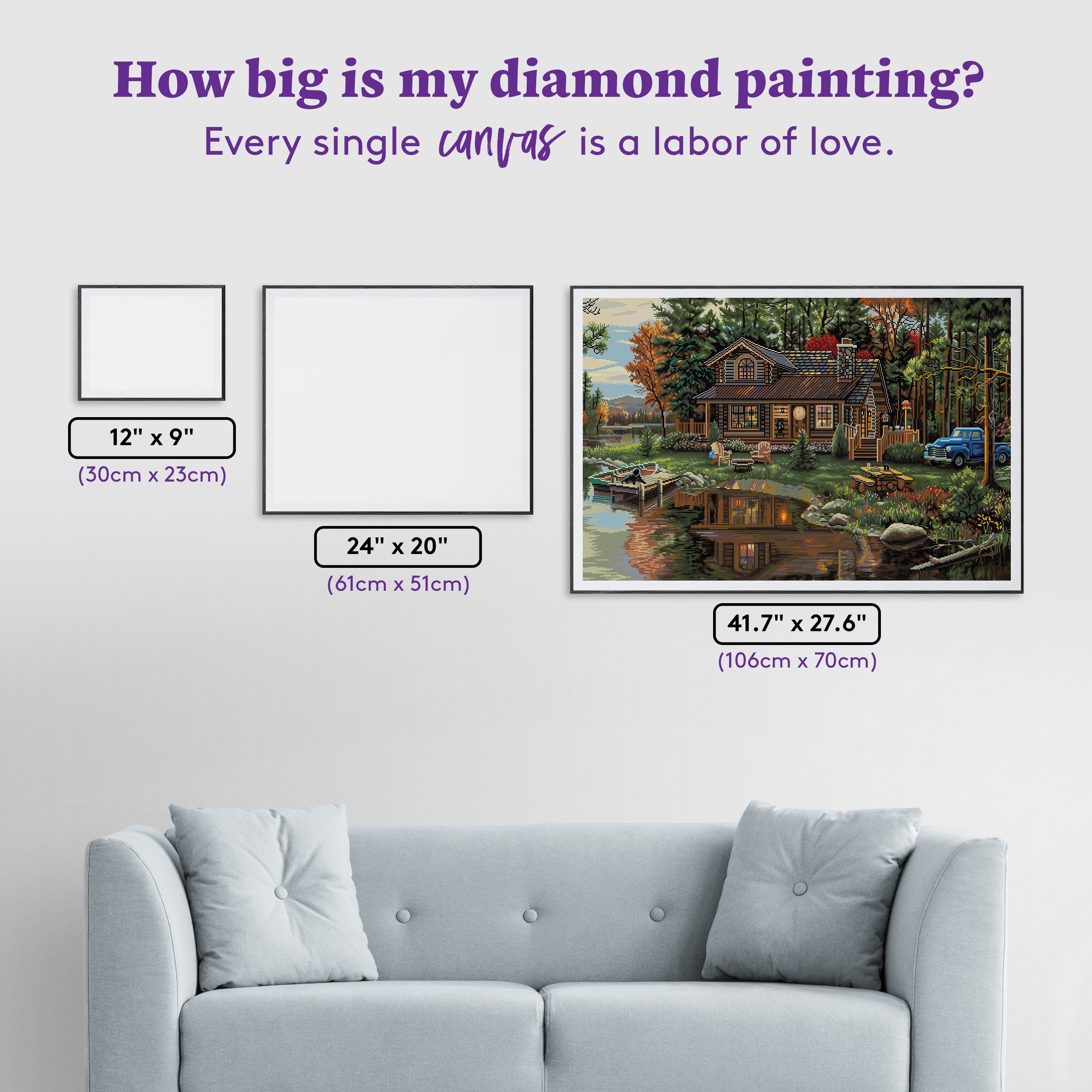 Peace River Cabin – Diamond Art Club