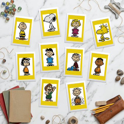 Diamond Painting Peanuts™ - Mini Dazzles™ 4" x 6" (10.2cm x 15.2cm) / Square With 14 Colors Including 4 ABs and 10 Fairy Dust Diamonds / 5,601