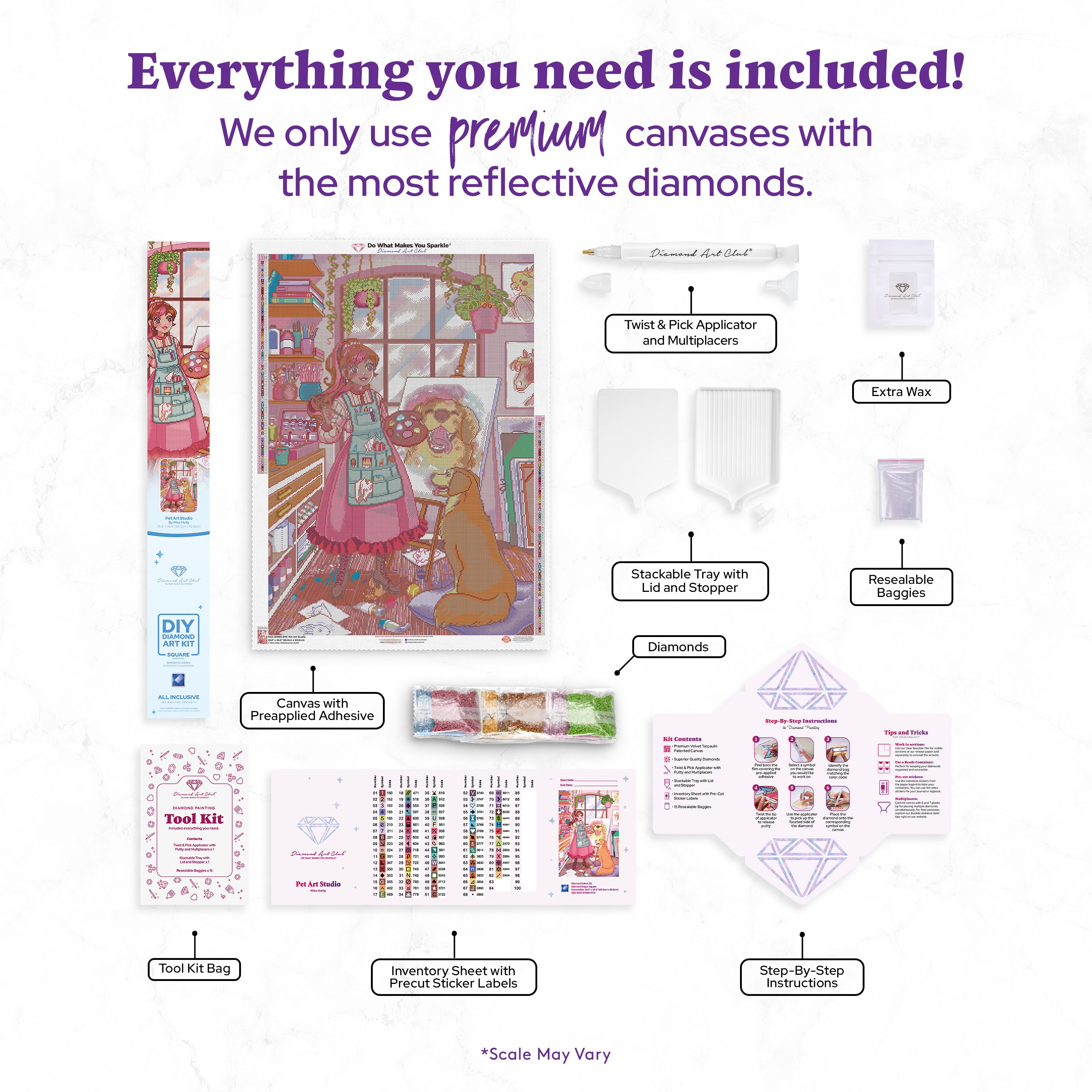 ペットアートスタジオ ダイヤモンドペインティングキット – Diamond