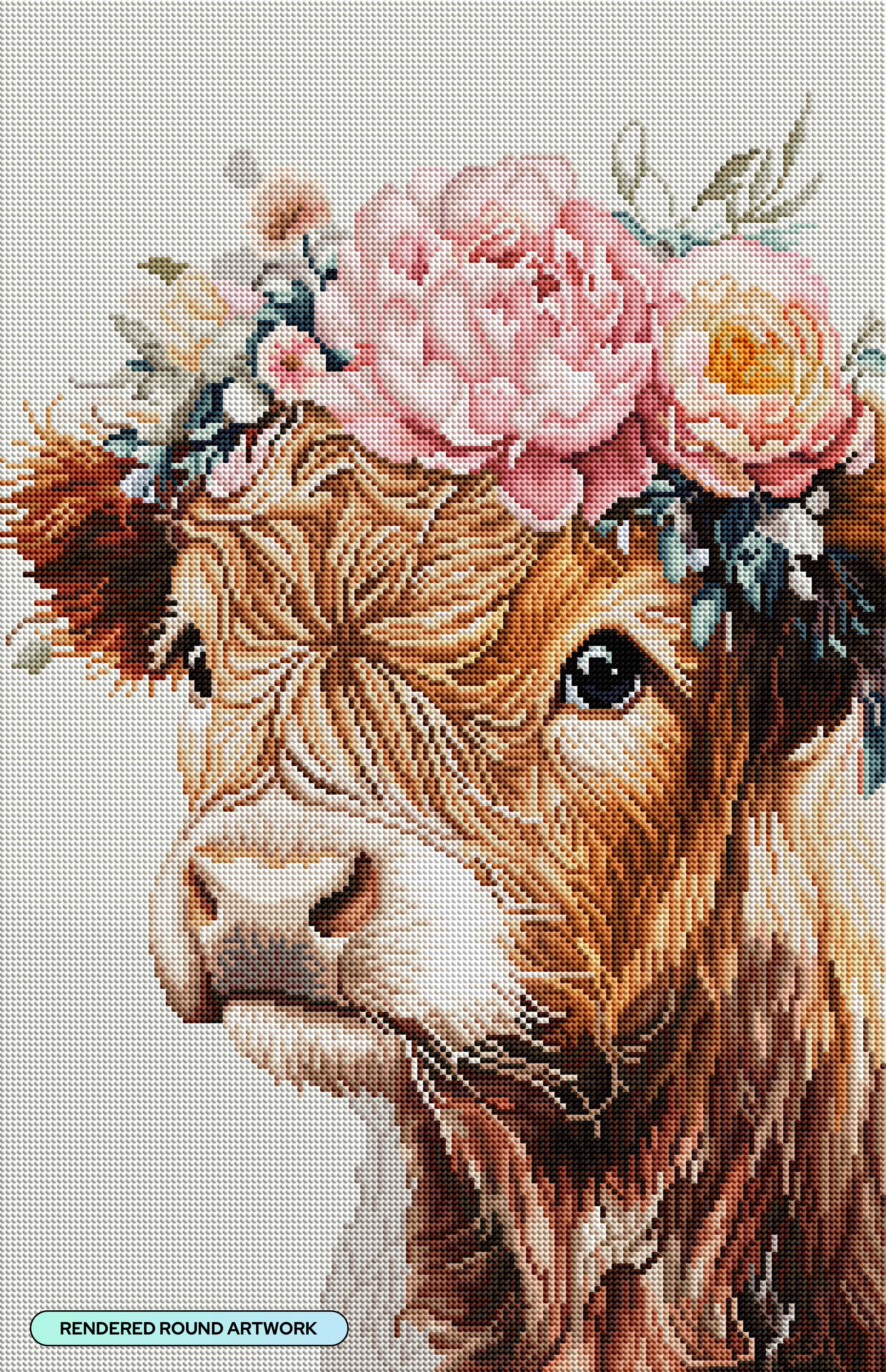 Petunia with Peony – Diamond Art Club
