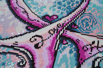  Pink Diamond Pattern Diamond Painting Kits Square Drill Cross  Stitch Pictures Wall Art Decor 8x12 : Arts, Crafts & Sewing