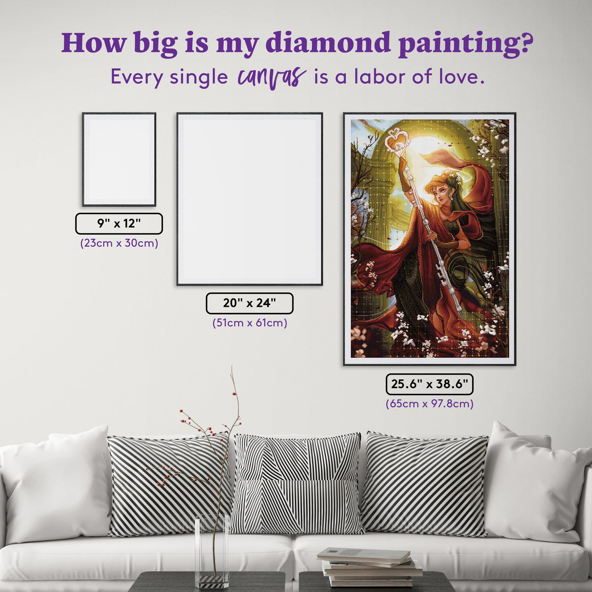 Diamond Painting Pluto 25.6" x 38.6" (65cm x 97.8cm) / Square with 48 Colors including 4 Fairy Dust Diamonds / 102,573