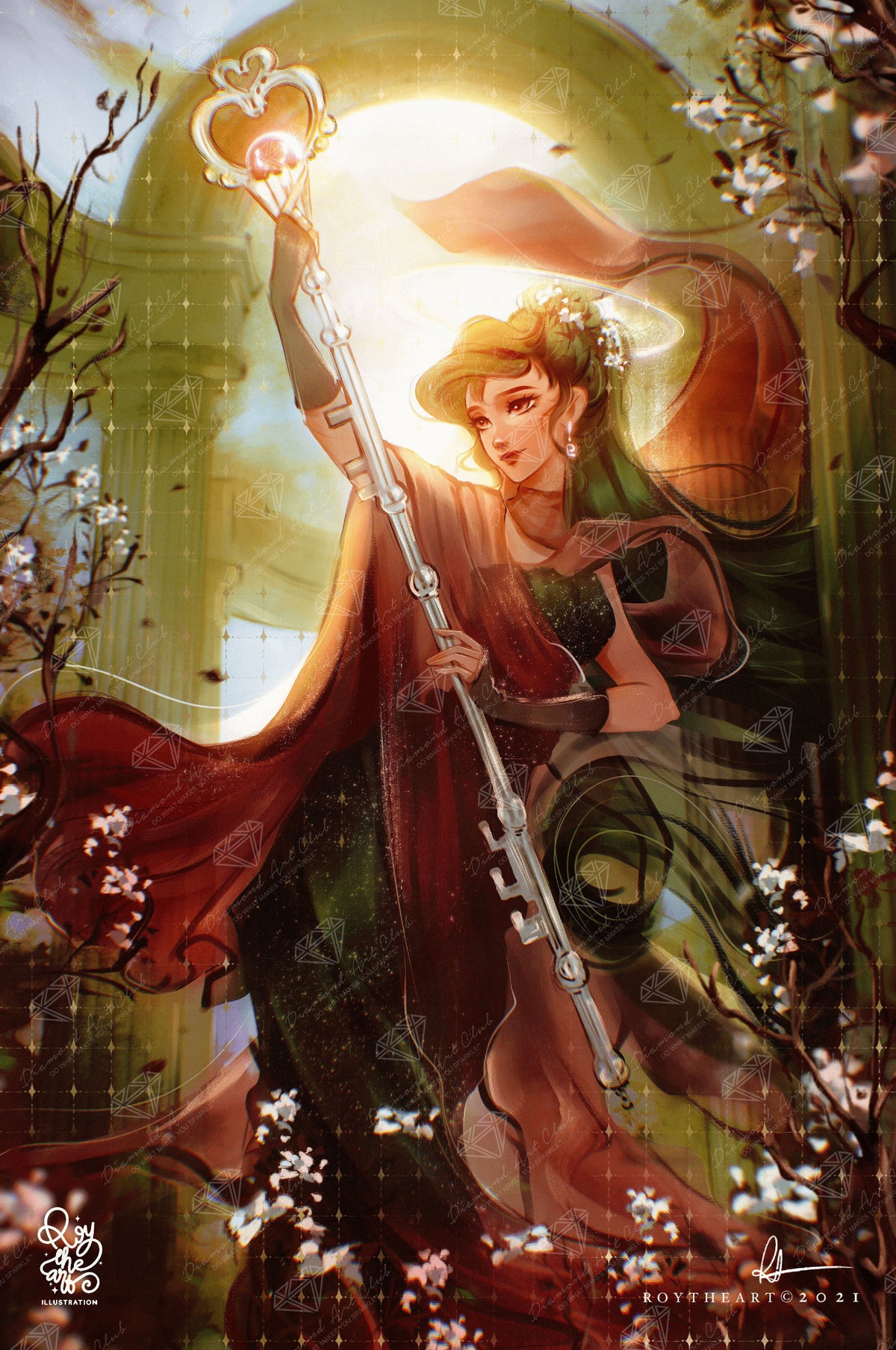 Diamond Painting Pluto 25.6" x 38.6" (65cm x 97.8cm) / Square with 48 Colors including 4 Fairy Dust Diamonds / 102,573