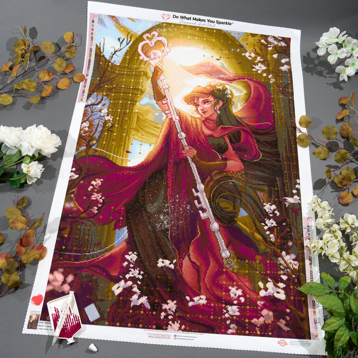 Diamond Painting Pluto 25.6" x 38.6" (65cm x 97.8cm) / Square with 48 Colors including 4 Fairy Dust Diamonds / 102,573