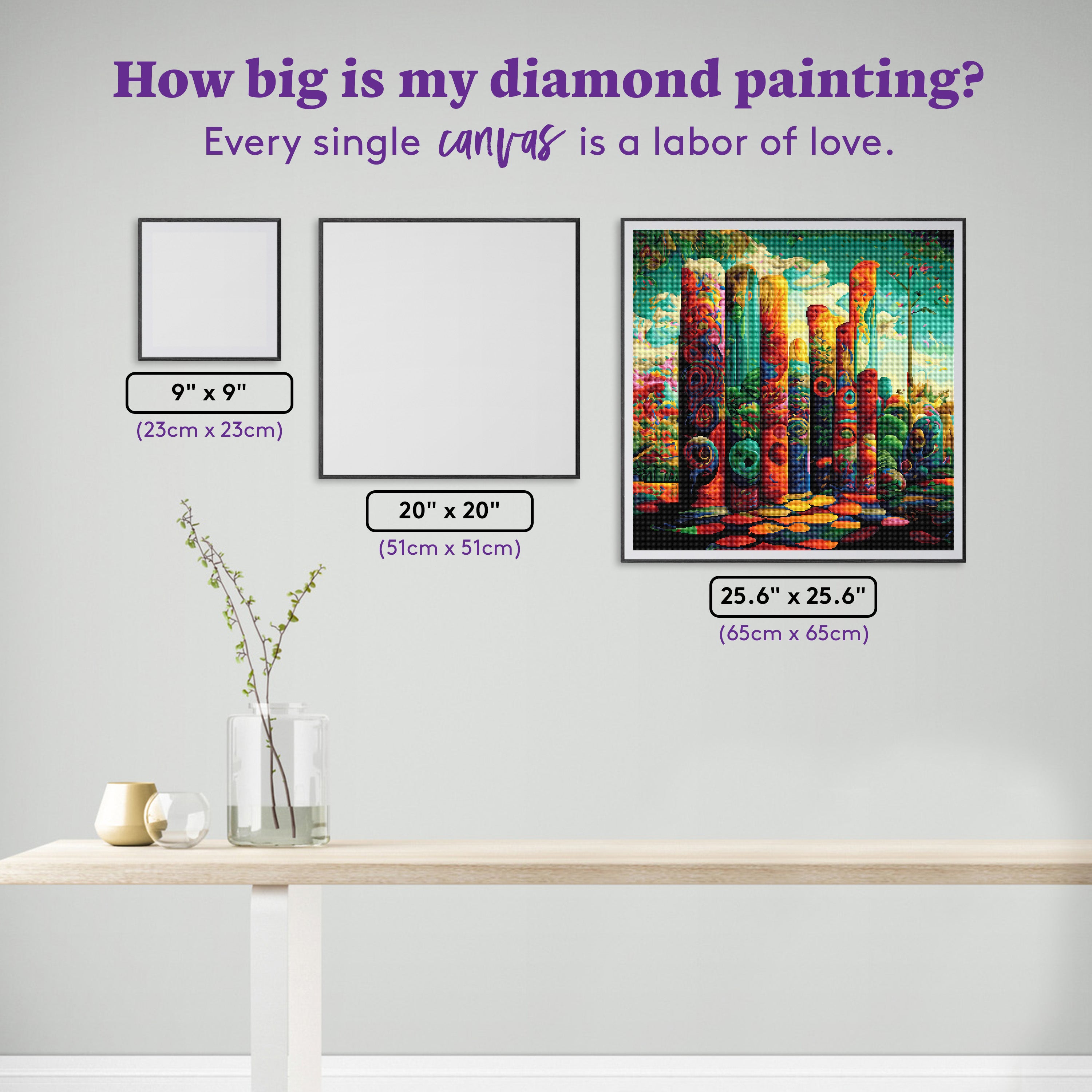 色彩の極地 ダイヤモンドペインティングキット – Diamond Art Club