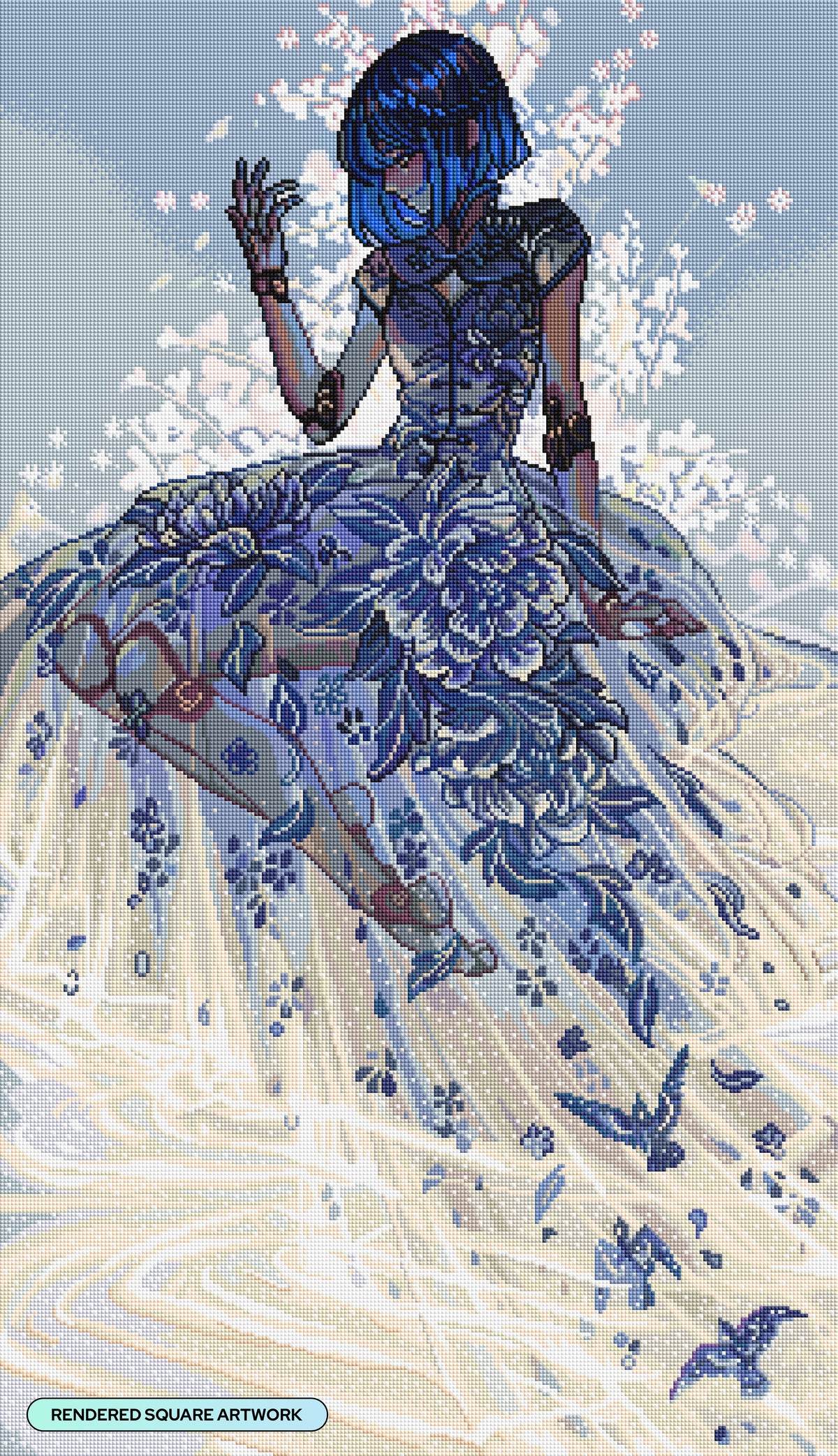 Porcelain Dress Diamond Painting Kit – Diamond Art Club