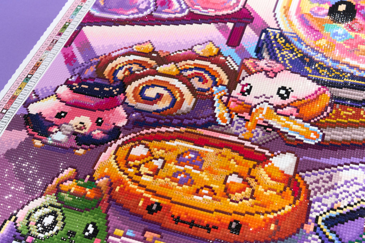 Diamond Painting Potion Room 22" x 28" (55.8cm x 70.7cm) / Square with 96 Colors including 4 ABs and 2 Fairy Dust Diamonds / 63,616