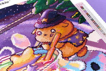 Diamond Painting Potion Room 22" x 28" (55.8cm x 70.7cm) / Square with 96 Colors including 4 ABs and 2 Fairy Dust Diamonds / 63,616