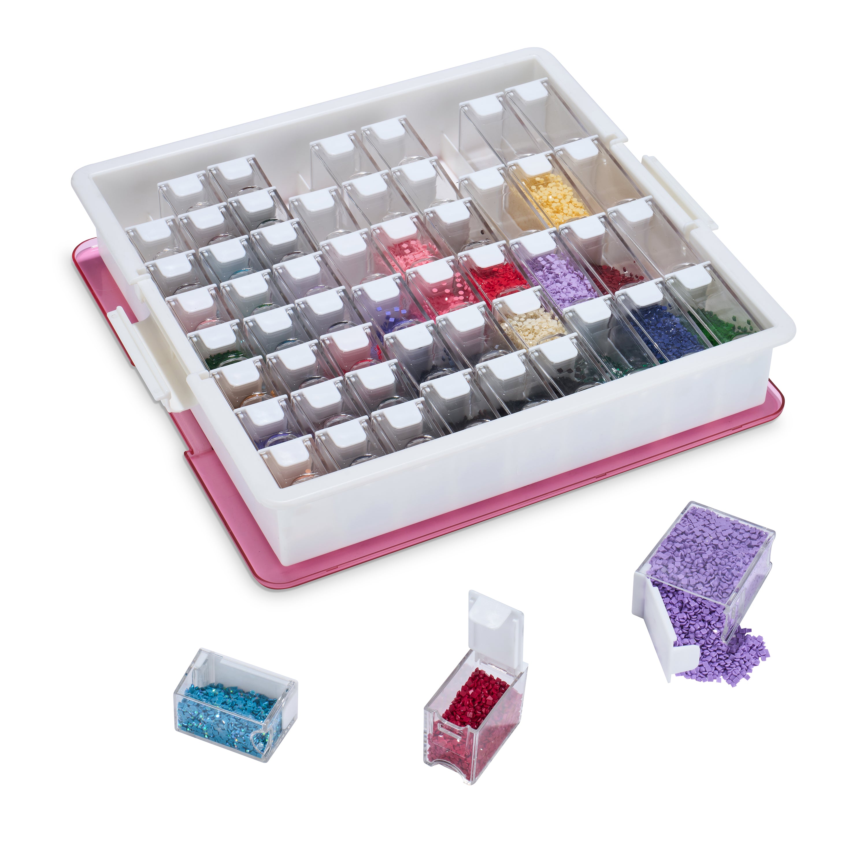 aufbewahrung für diamond painting bilder Diamond Art CLUB Premium 54-Container Diamond Storage Organizer