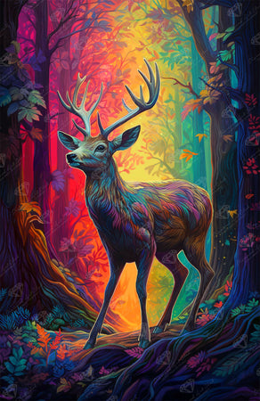 Diamond Painting Presence 22" x 34" (55.8cm x 85.9cm) / Square with 64 Colors including 4 ABs and 3 Fairy Dust Diamonds / 77,280