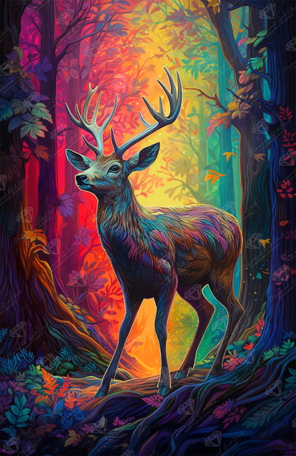 Diamond Painting Presence 22" x 34" (55.8cm x 85.9cm) / Square with 64 Colors including 4 ABs and 3 Fairy Dust Diamonds / 77,280