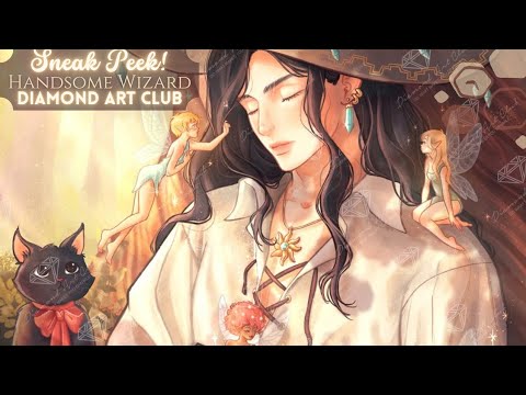 Handsome Wizard Diamond Painting Kit – Diamond Art Club