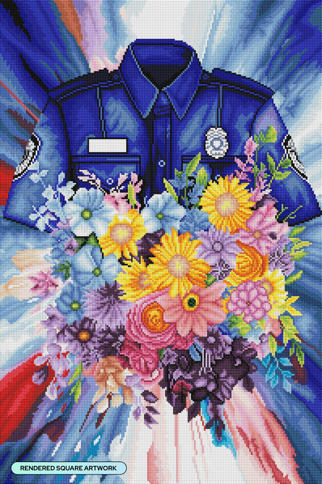 Diamond Painting Protect and Serve