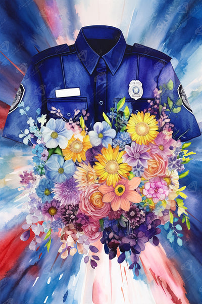 Diamond Painting Protect and Serve