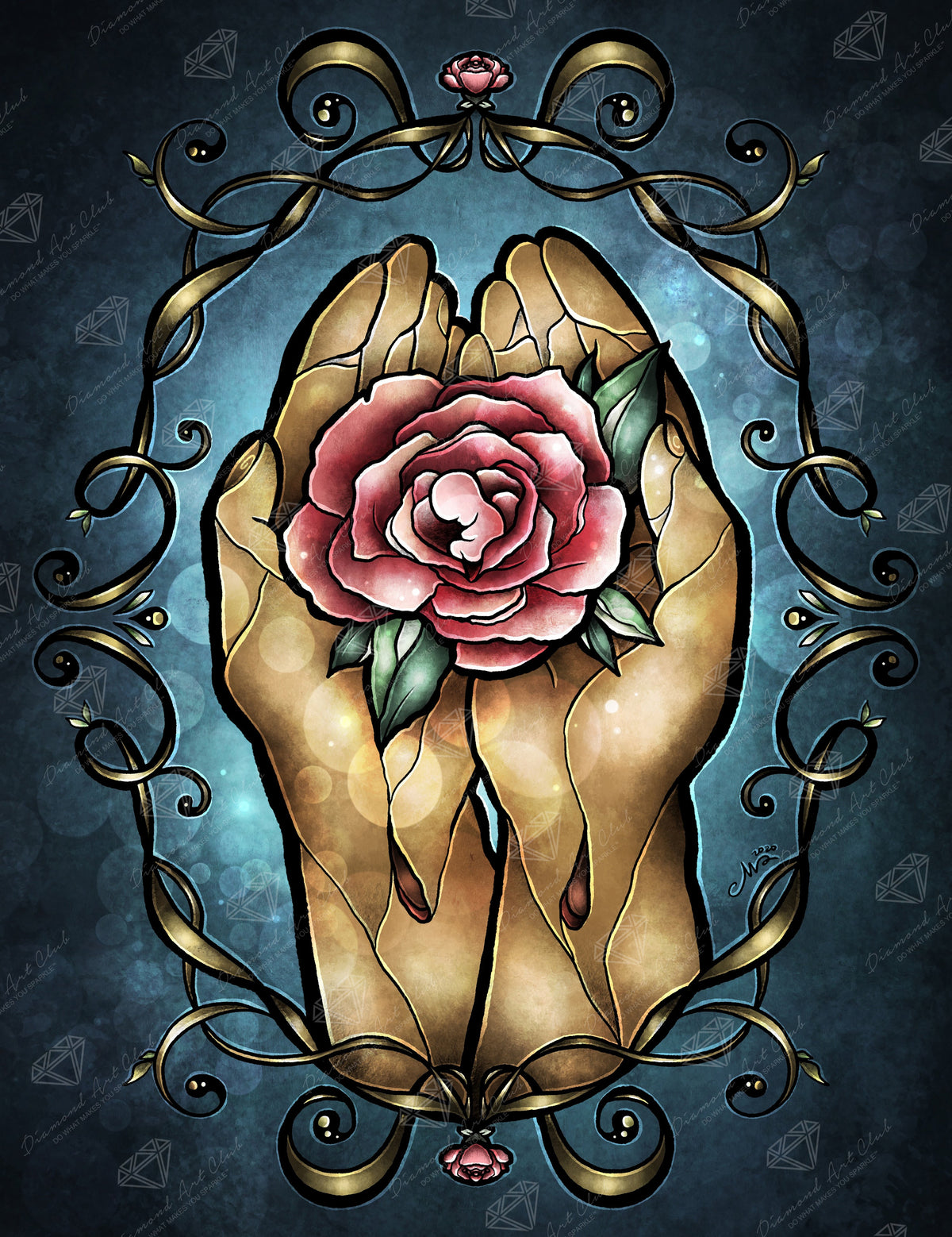 Diamond Painting Providence 20" x 26″ (51cm x 66cm) / Round with 38 Colors including 4 ABs / 42,535