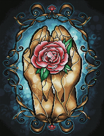 Diamond Painting Providence 20" x 26″ (51cm x 66cm) / Round with 38 Colors including 4 ABs / 42,535