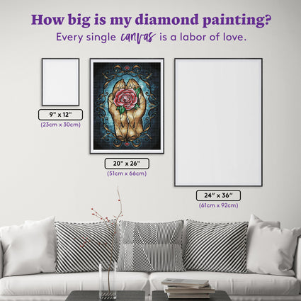 Diamond Painting Providence 20" x 26″ (51cm x 66cm) / Round with 38 Colors including 4 ABs / 42,535